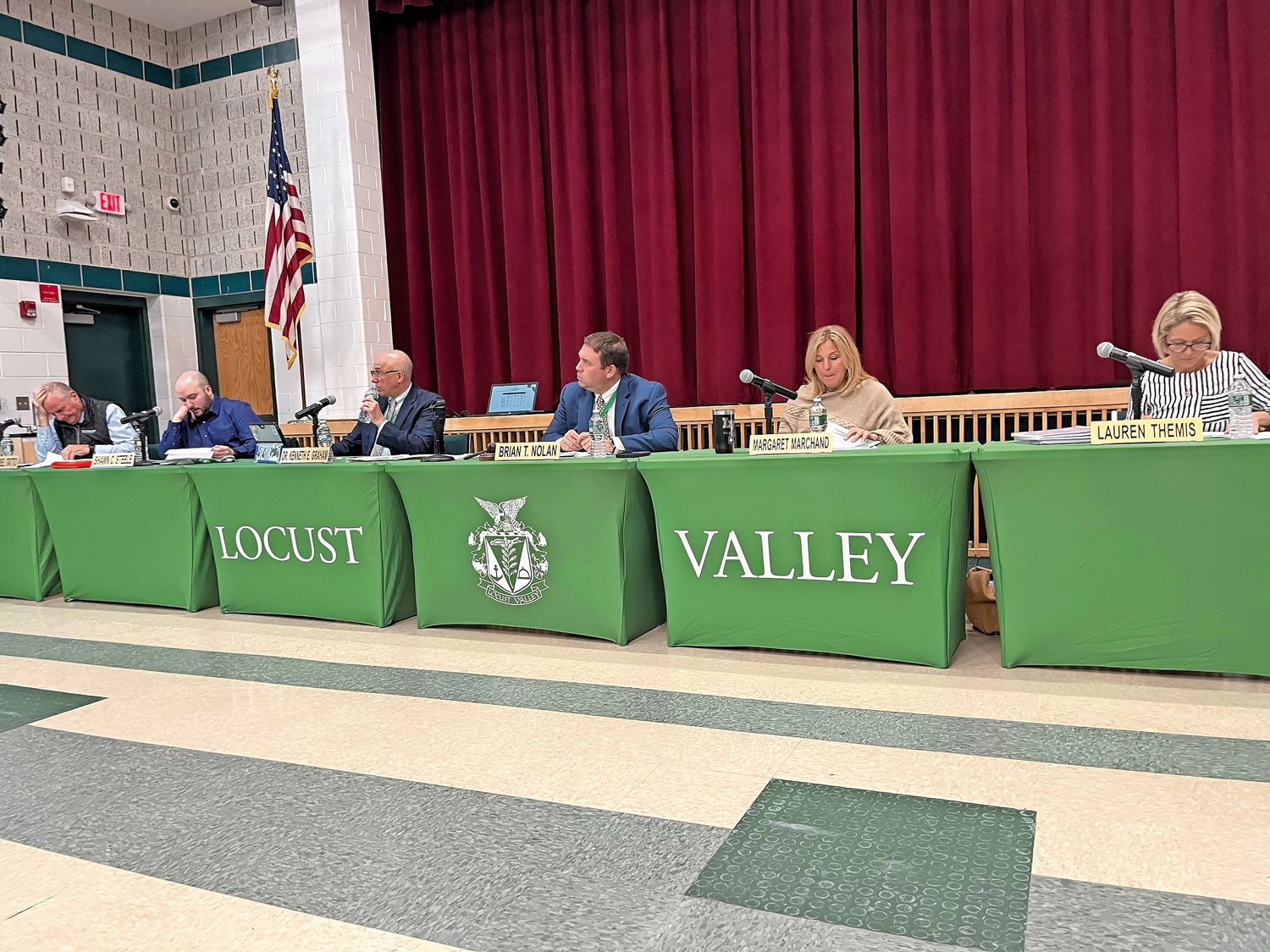 The Locust Valley Board of Education honored several students for their athletic and artistic achievements and learned about the impact of Covid-19 on the district.